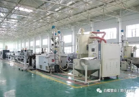 黑龙江白蝶管业生产基地生产设备